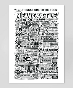 40 Things Home To The Toon - Poster Print