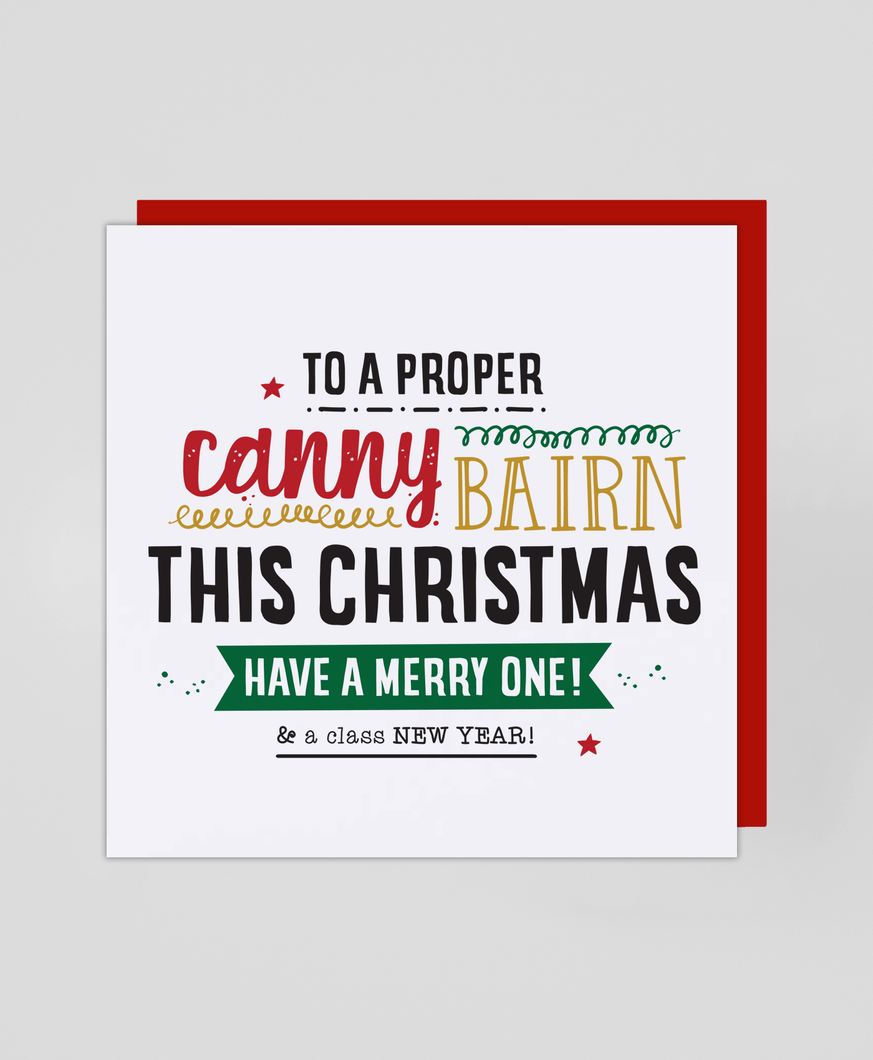 Canny Bairn - Christmas Card