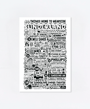 Load image into Gallery viewer, 40 Things Home To Sunderland - Poster Print