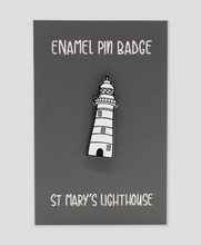 Load image into Gallery viewer, St Mary's Lighthouse - Enamel Pin Badge