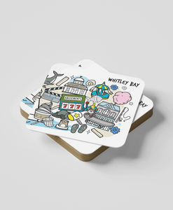 Whitley Bay (set of 2) - Coasters