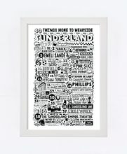 Load image into Gallery viewer, 40 Things Home To Sunderland - Poster Print