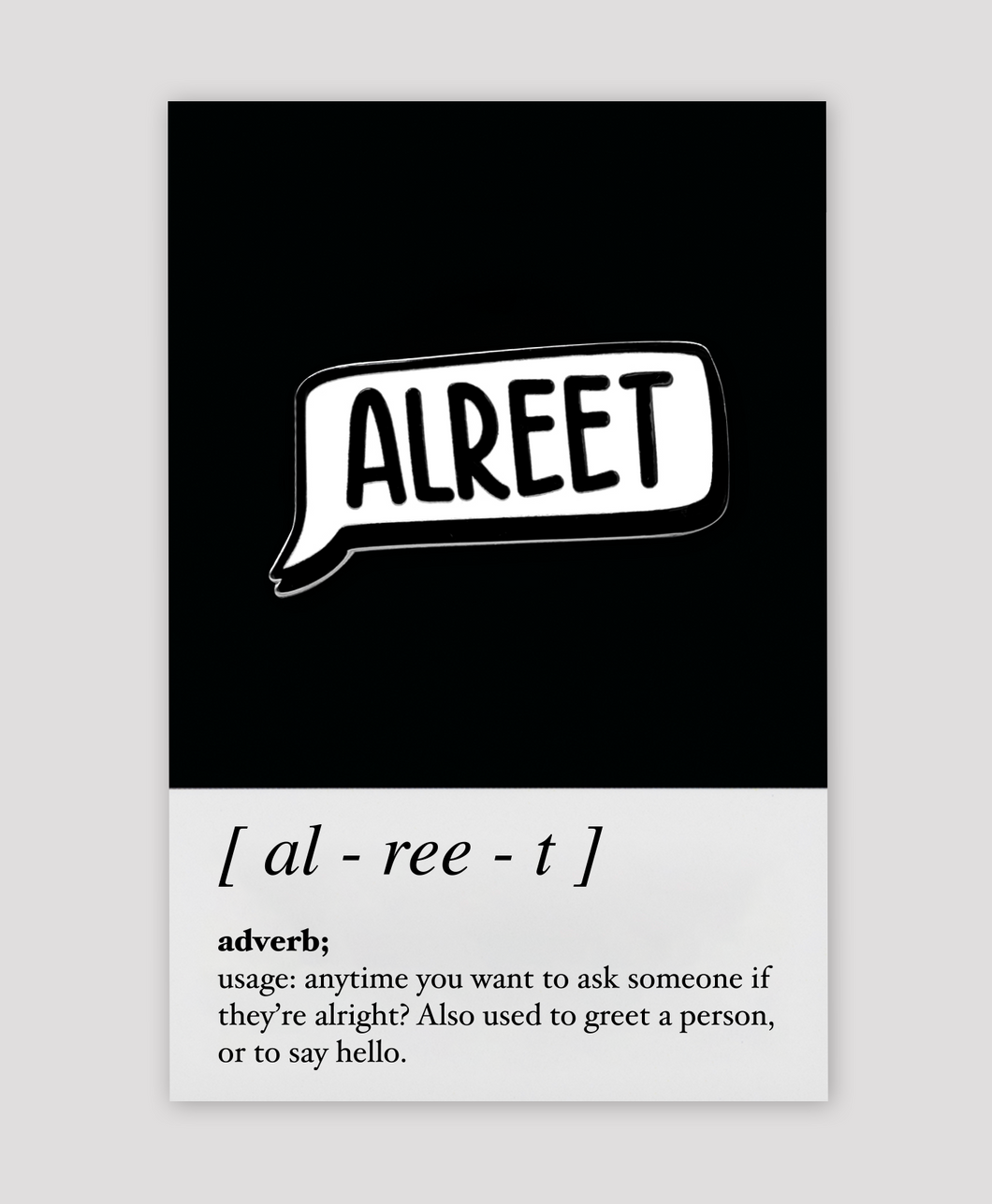 Alreet - Enamel Pin Badge