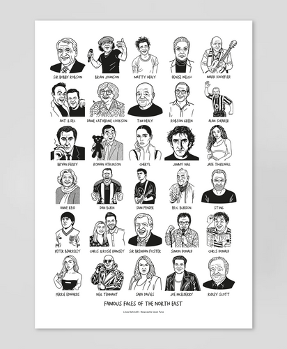 Famous Faces - Print