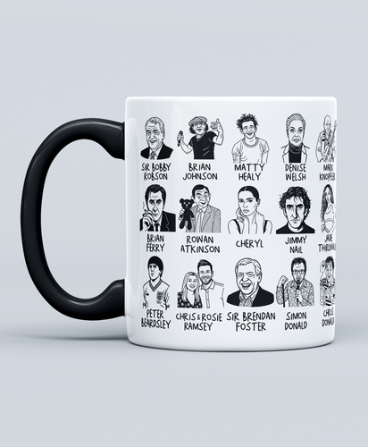 Famous Faces of the North East - Mug