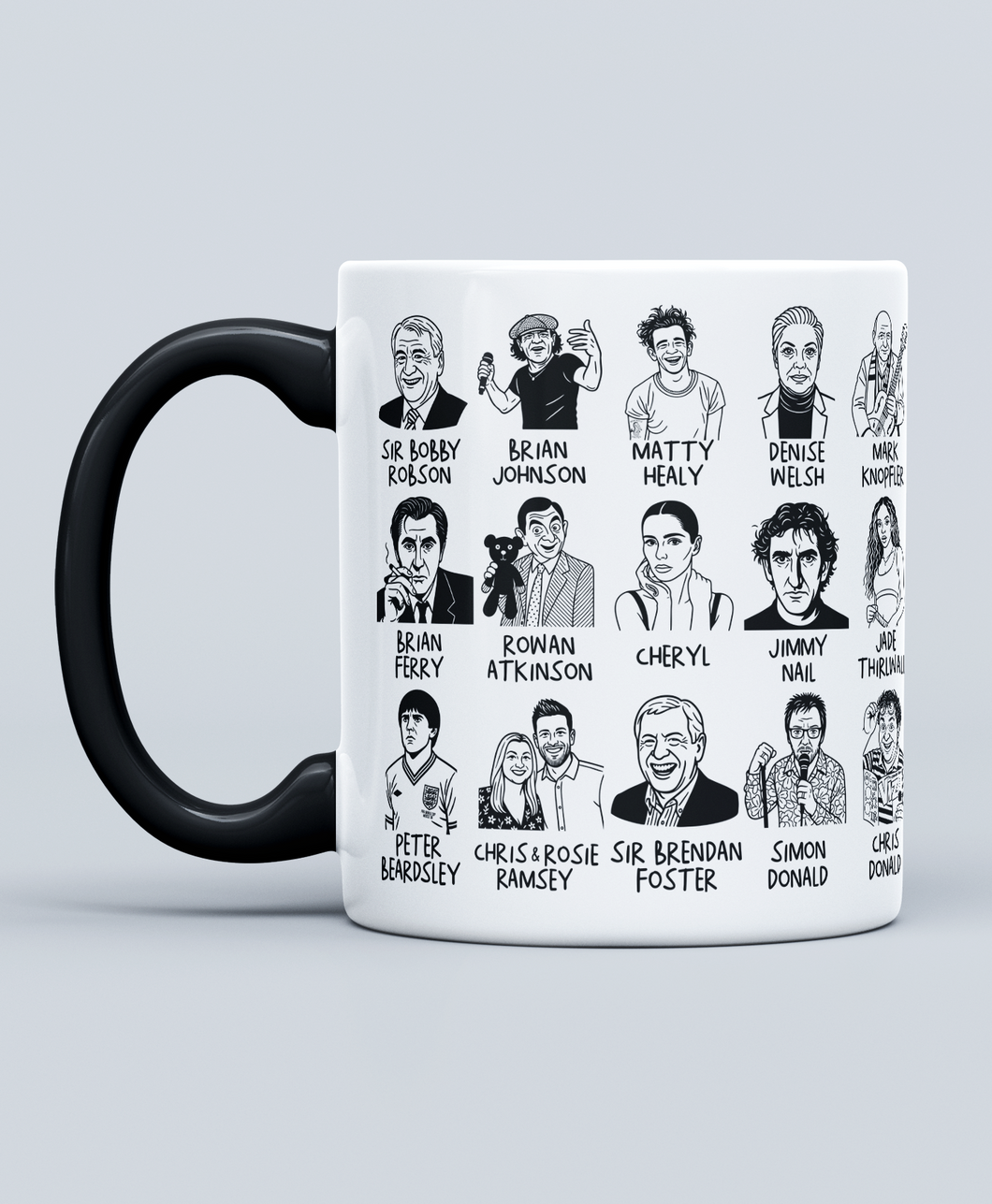 Famous Faces of the North East - Mug