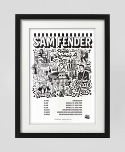 Sam Fender (People Watching Tour 2025) - Print