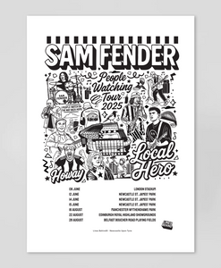 Sam Fender (People Watching Tour 2025) - Print