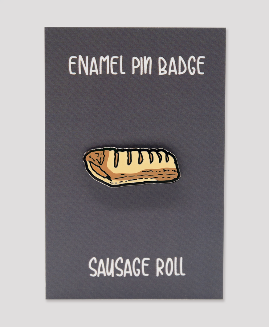 Sausage Roll - Enamel Pin Badge