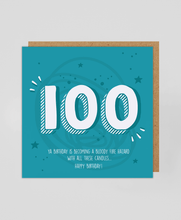 Load image into Gallery viewer, 100th - Greetings Card
