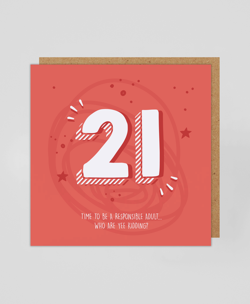 21st - Greetings Card