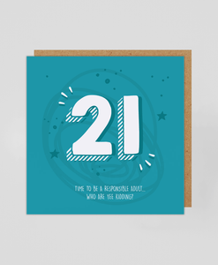 21st - Greetings Card