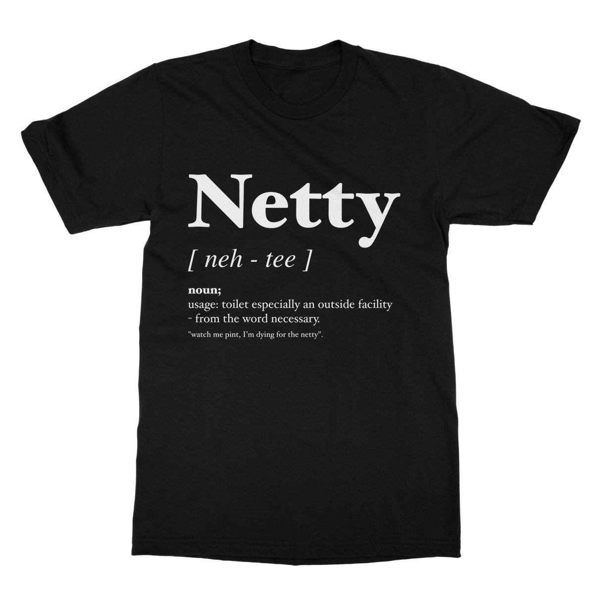 Netty Geordie Dialect Softstyle T-Shirt – LinesBehind