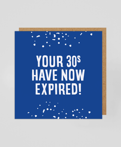 30s Expired - Greetings Card