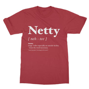 Netty Geordie Dialect - Softstyle T-Shirt