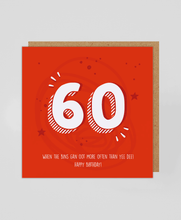 Load image into Gallery viewer, 60th - Greetings Card
