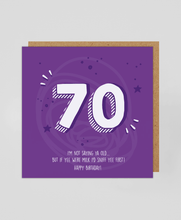 Load image into Gallery viewer, 70th - Greetings Card