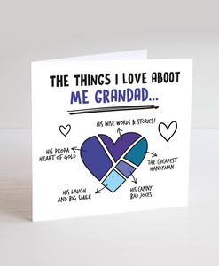 Aboot Me Grandad - Greetings Card