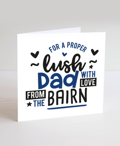 Dad Bairn - Greetings Card