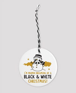 Black & White Christmas - Bauble