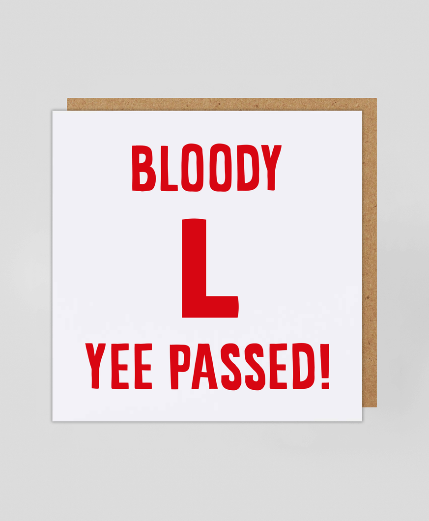 Yee Passed! - Greetings Card