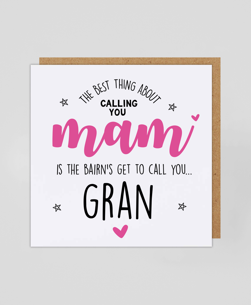 Call You Gran - Greetings Card