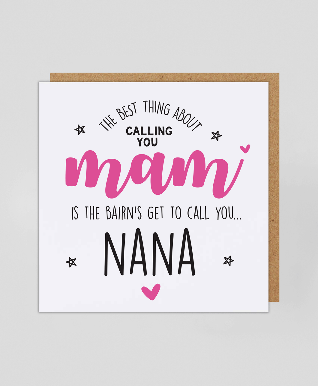 Call You Nana - Greetings Card