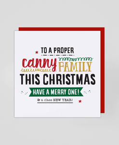 Canny Family - Christmas Card