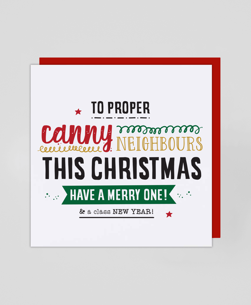 Canny Neighbours - Christmas Card