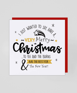 Yee & The Bairns - Christmas Card