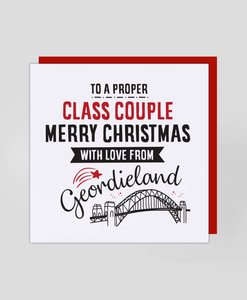 Couple Geordieland - Christmas Card