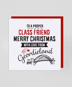 Friend Geordieland - Christmas Card