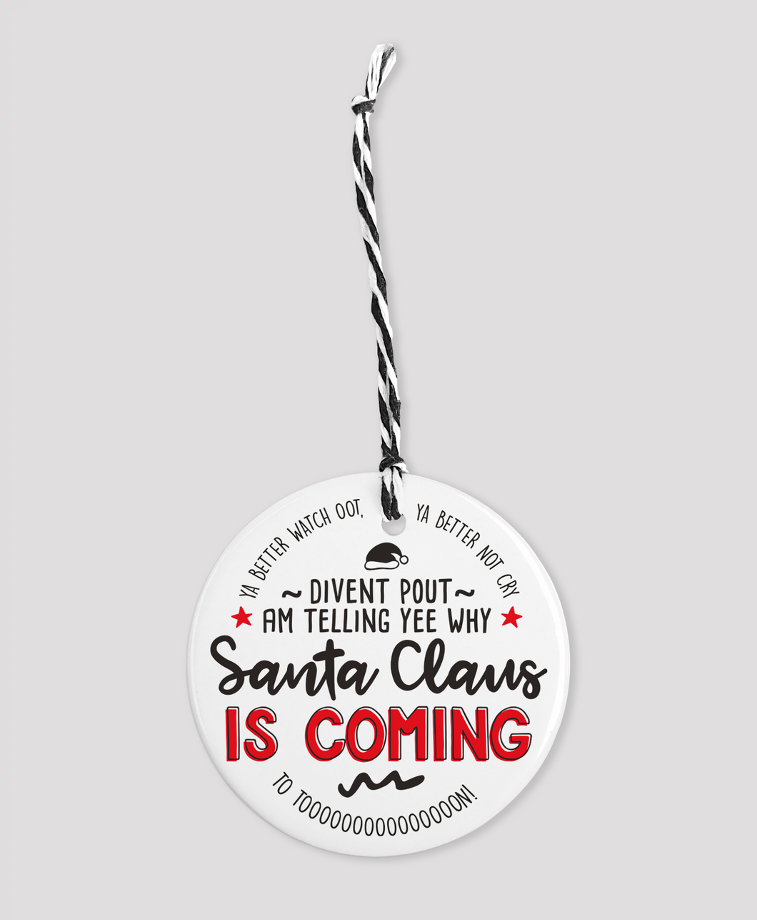 Santa Claus is Coming to Toon - Bauble