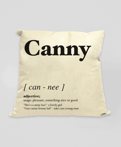 Canny - Geordie Dialect Cushion
