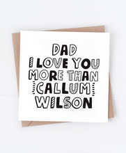 Load image into Gallery viewer, Callum Wilson - Greetings Card