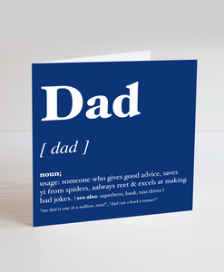 Dad Dialect - Greetings Card