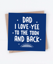 Load image into Gallery viewer, Dad Toon &amp; Back - Greetings Card