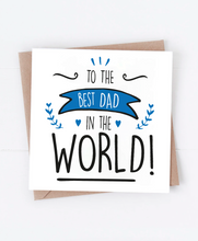 Load image into Gallery viewer, Best Dad - Greetings Card