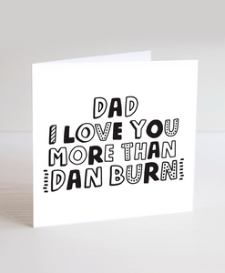 Dan Burn - Greetings Card