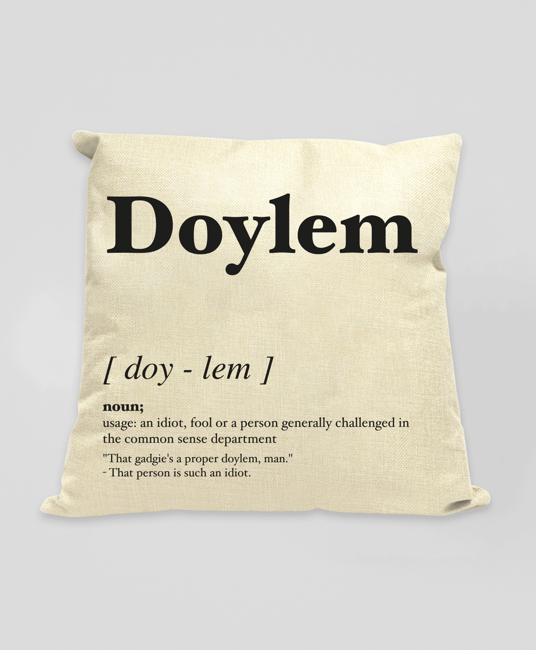 Doylem - Geordie Dialect Cushion