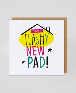 Flashy New Pad - Greetings Card