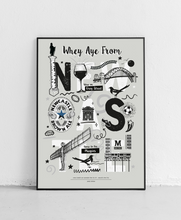 Load image into Gallery viewer, Whey Aye From Newcastle - Poster Print
