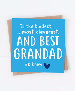 Best Grandad - Greetings Card