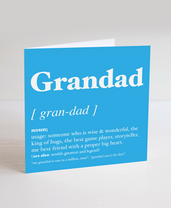 Grandad Dialect - Greetings Card
