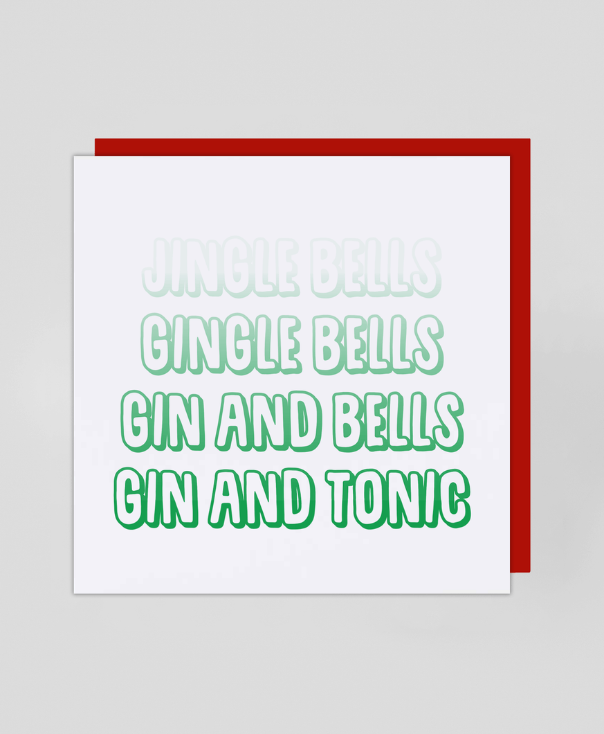 Gin & Tonic - Christmas Card