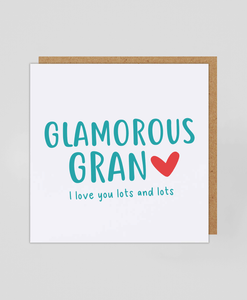 Glamorous Gran - Greetings Card