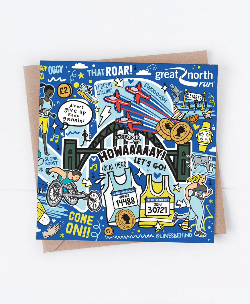 Official Great North Run® - Greetings Card