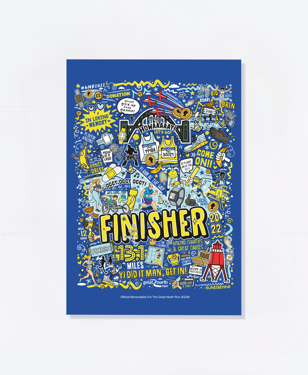Official Great North Run® - Finisher's Print