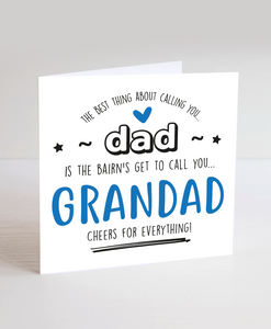 Dad Grandad - Greetings Card