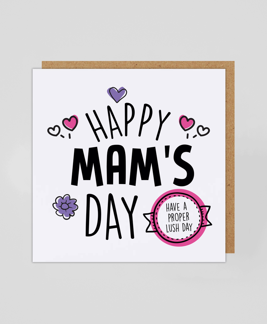 Happy Mam's Day - Greetings Card
